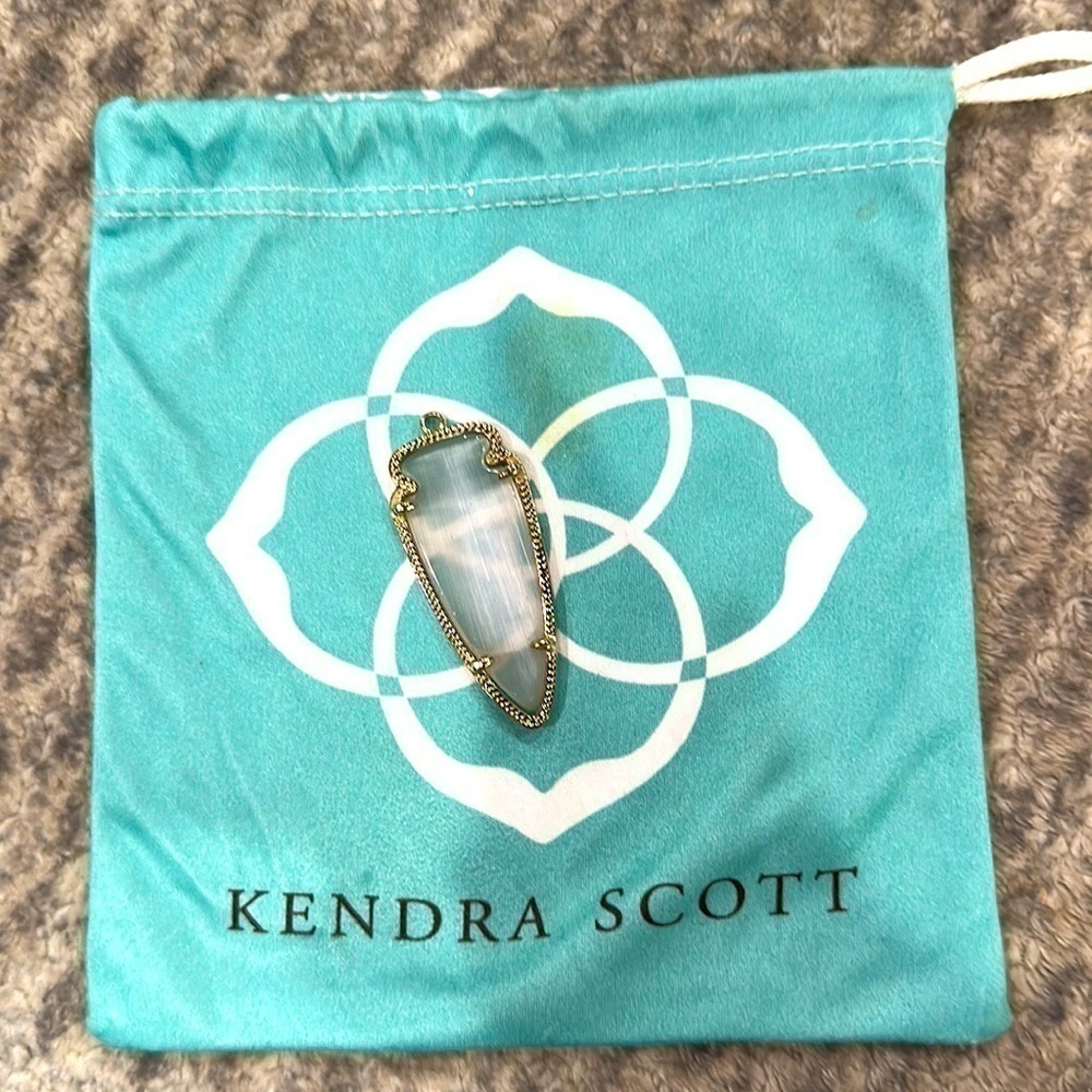 Kendra Scott amethyst/gold Skylar pendant(pendant only)